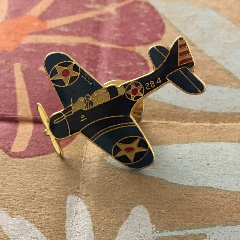 Vintage Airplane Pin